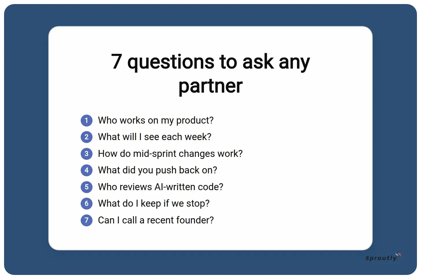 How to choose an MVP development partner: 7 questions to ask before you sign