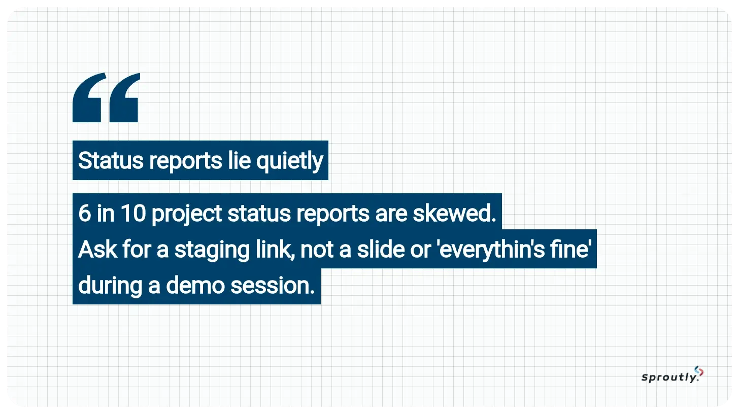 status-reports-skewed-software-project-managers