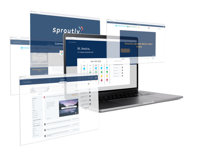 Sproutly views in different devices