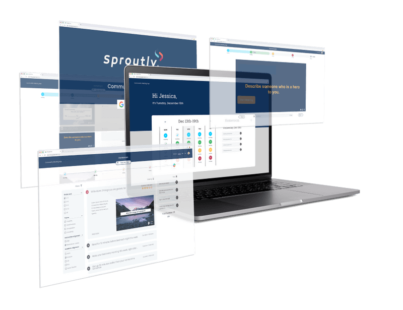 Sproutly views in different devices Sproutly views in different devices